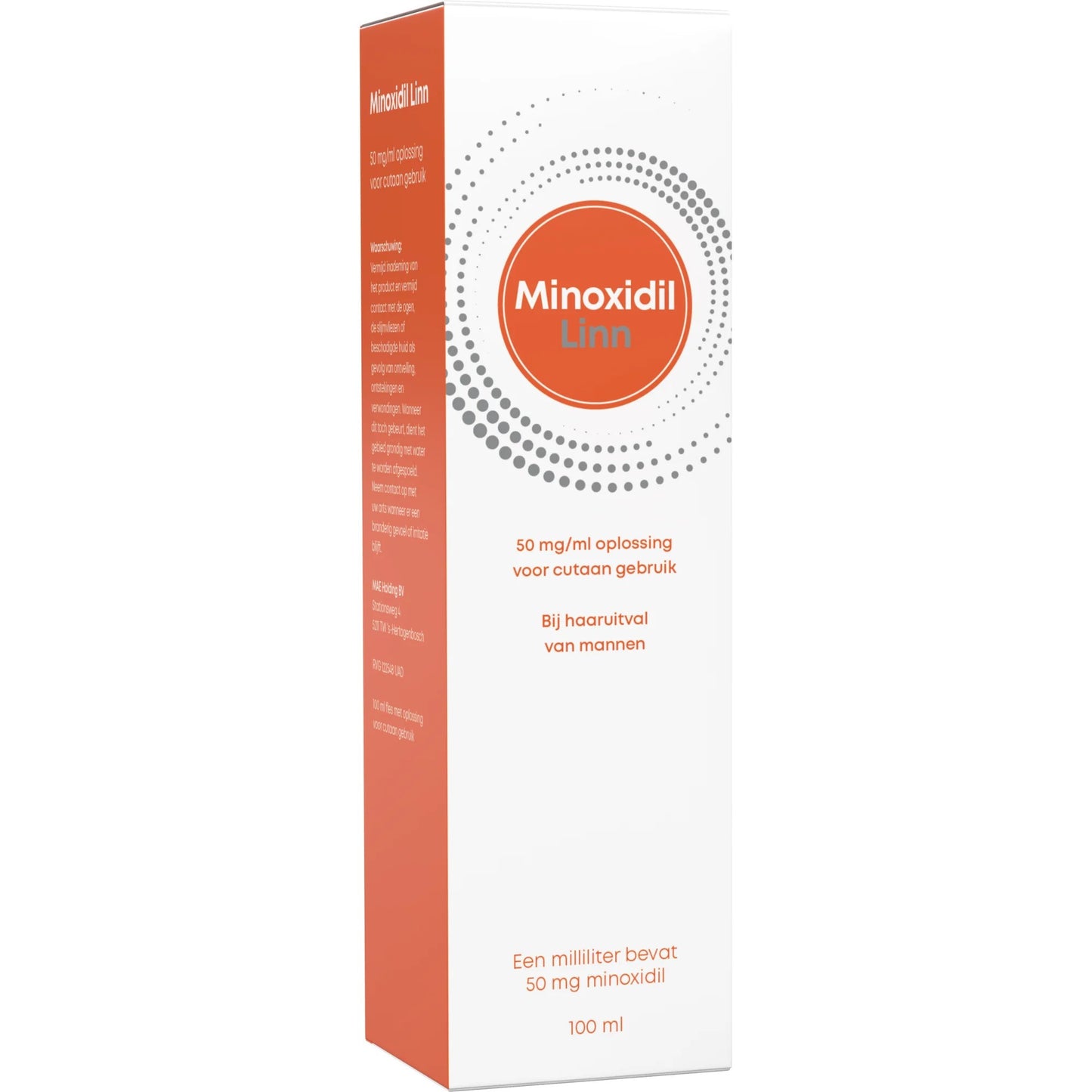 Minoxidil Linn 5% 100ml - Stop Haaruitval en Stimuleer Groeikrachtig Haar