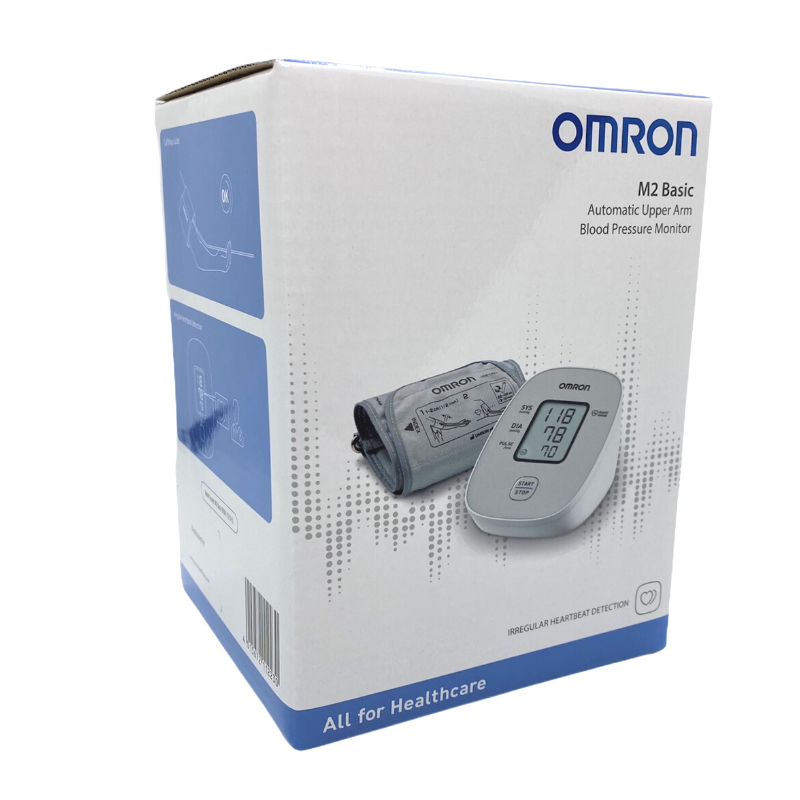 Omron M2 Basic Bloeddrukmeter – Betrouwbare Metingen voor Thuisgebruik