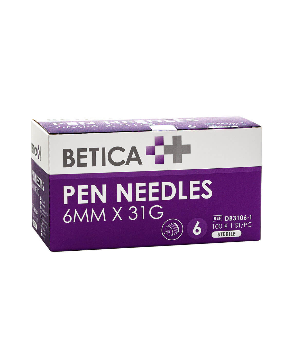 Betica Pennaalden – 6mm x 31G voor Comfortabele en Efficiënte Insuline-Injecties